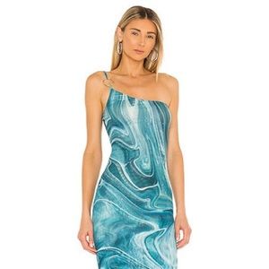 Farai London Skye Dress in blue